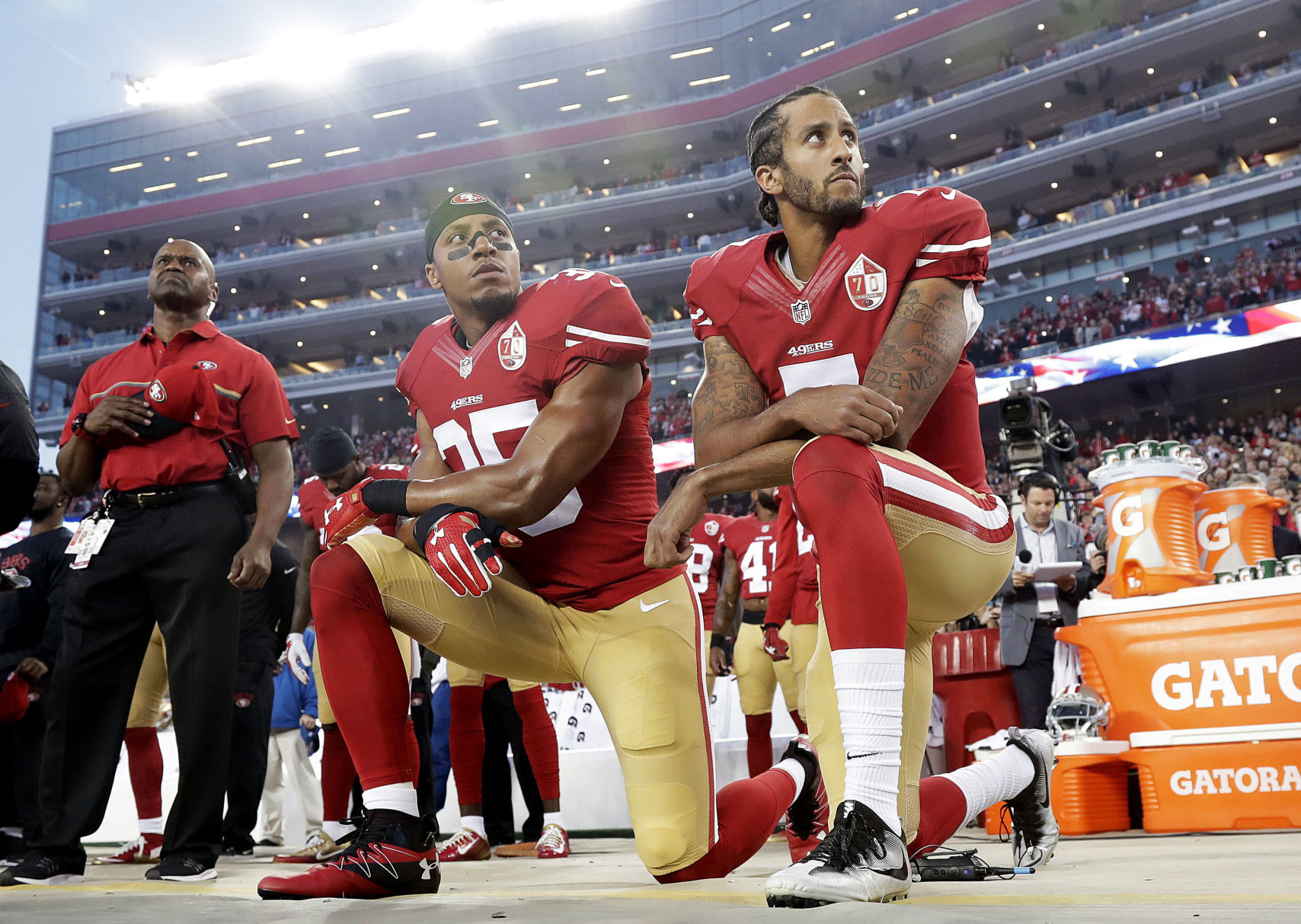 49ers Reid Protest Football